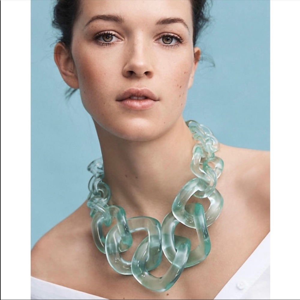 Anthropologie Lucite Necklace